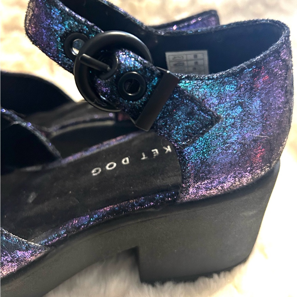 Rocket Dog Mary Jane buckle Multicolor Platform Shoes women’s size 7.5 - Picture 8 of 14